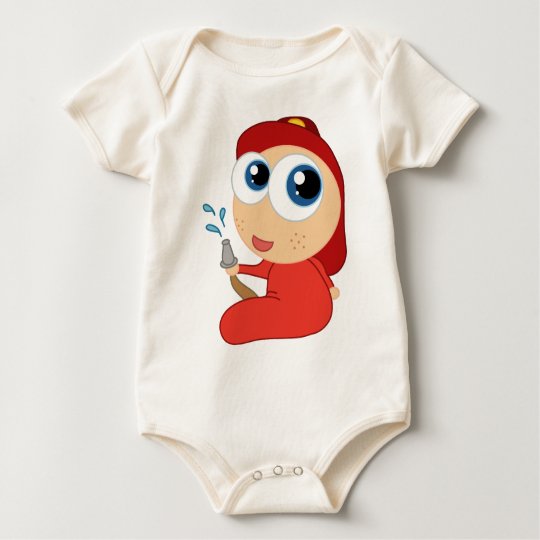 Future Firefighter Baby Apparel Baby Bodysuit