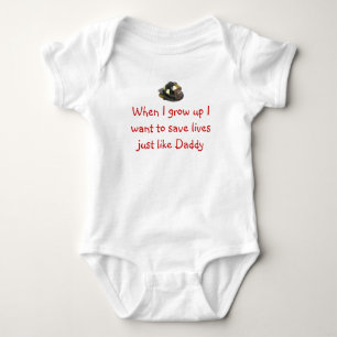 Future Firefighter Baby Bodysuit