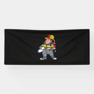 Future Firefighter Hose Jacket & Helmet Rescue Banner