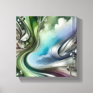 Future Flora Canvas Print