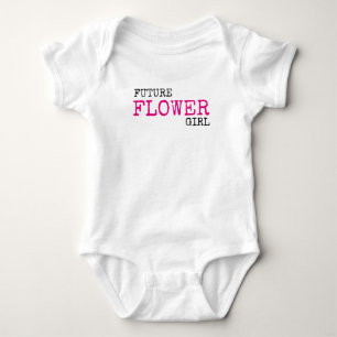 Future Flower Girl Wedding Baby Bodysuit