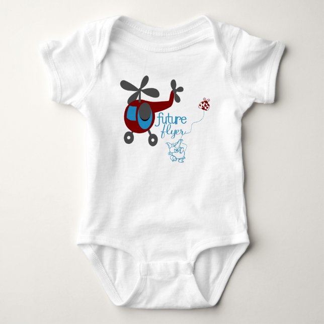 Future Flyer Baby Bodysuit (Front)
