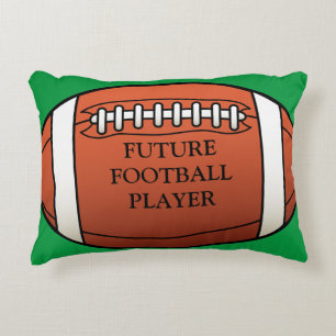 Future Football Player Accent Pillow
