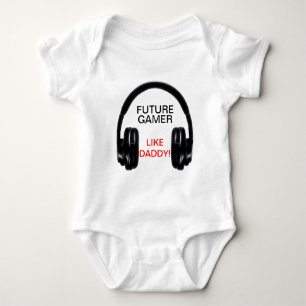 Future Gamer Like Daddy! Baby Bodysuit