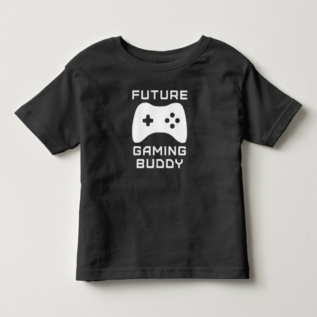 Future Gaming Buddy Toddler Child Funny T-shirt (Front)