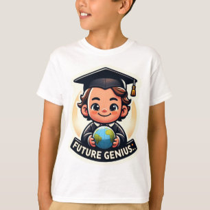 Future Genius " Back to school" Pun  T-Shirt