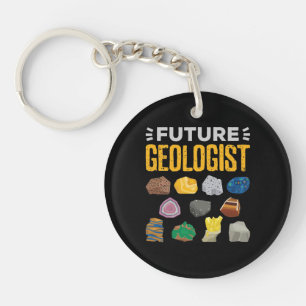 Future Geologist Geology Student Keychain