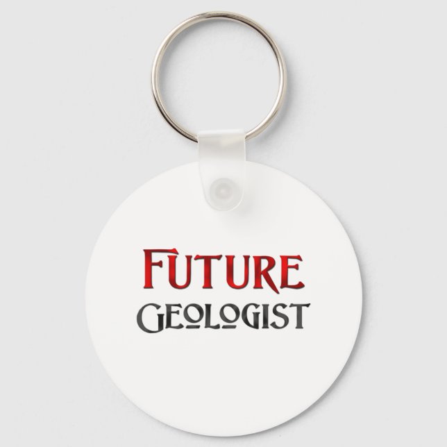 Future Geologist Keychain (Front)