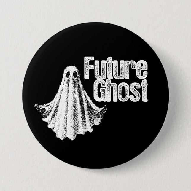 Future Ghost 3 Inch Round Button (Front)