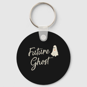 Future Ghost Funny Last Minute Retro Halloween Cos Keychain