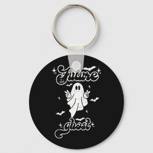 Future Ghost Funny Vintage Halloween Costume Men Keychain