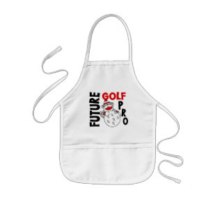 Future Golf Pro Sock Monkey Kids Apron