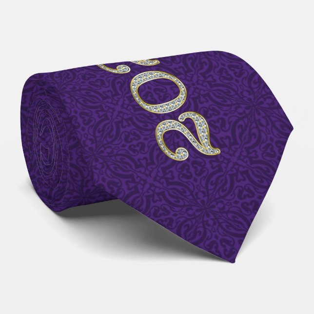 Future Graduate of the Class of 2025 Purple Tie (Rolled)