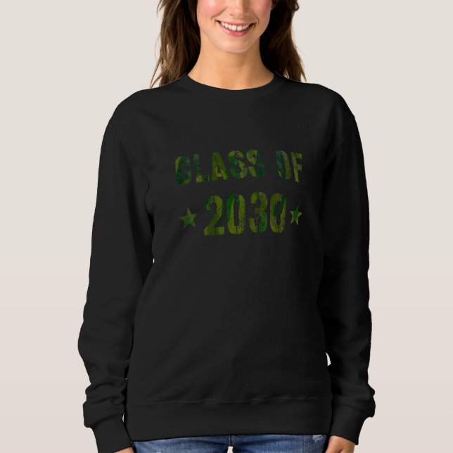 Future Graduation Class Of 2030 5th Grade First Da Sweatshirt (Front)