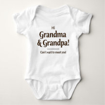“Future Grandbaby Bodysuit” simple, cute design