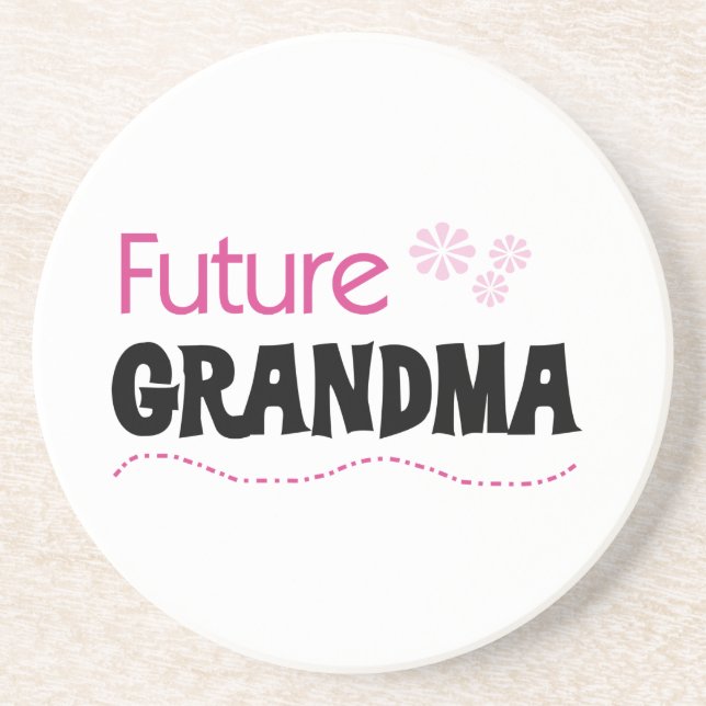 Future Grandma Gifts Coaster (Front)