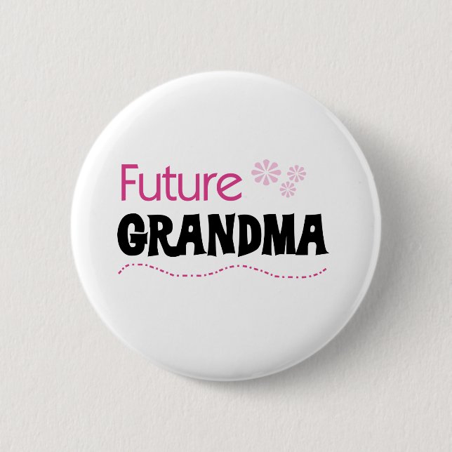 Future Grandma Tshirts and Gifts 2 Inch Round Button (Front)