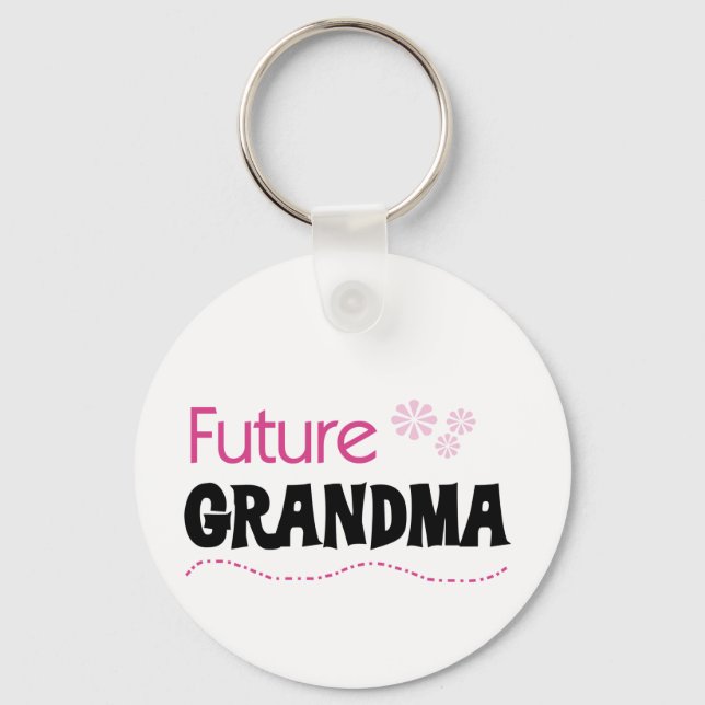 Future Grandma Tshirts and Gifts Keychain (Front)