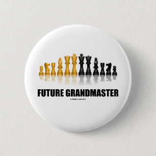 Future Grandmaster (Chess Set) 2 Inch Round Button