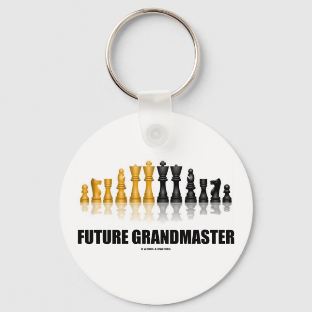 Future Grandmaster (Chess Set) Keychain (Front)