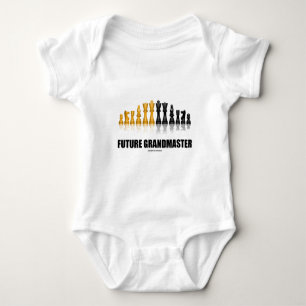 Future Grandmaster (Reflective Chess Set) Baby Bodysuit
