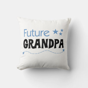 Future Grandpa Tshirts and Gifts Throw Pillow