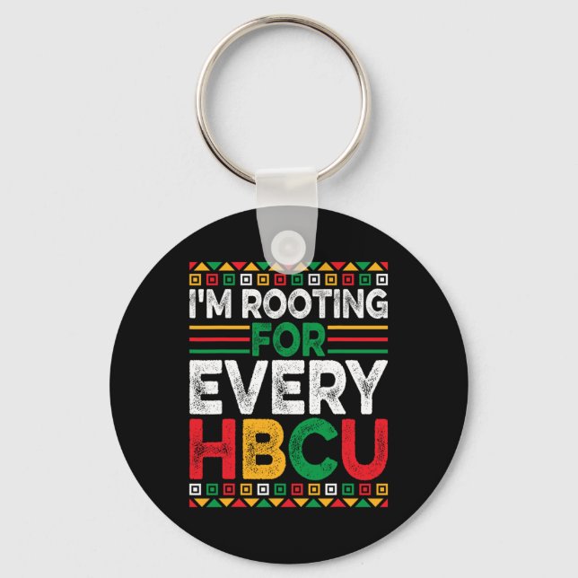 Future Hbcu Black History Month I'm Rooting For Ev Keychain (Front)