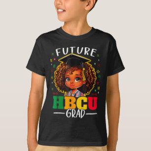 Future Hbcu Grad Black Afro T-Shirt