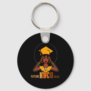 Future Hbcu Grad History Black College Girl Women Keychain