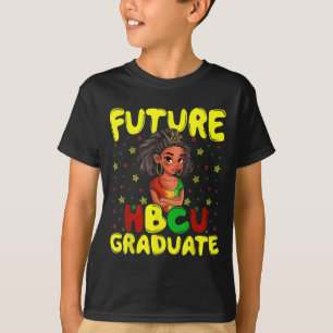 Future HBCU Grad History Black College Girl Youth T-Shirt