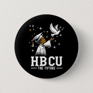 Future Hbcu Grad History Black College Youth Black 2 Inch Round Button