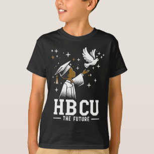 Future Hbcu Grad History Black College Youth Black T-Shirt