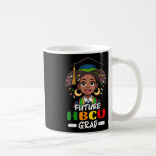 Future Hbcu Grad Kids Afro Girl Black History Mont Coffee Mug