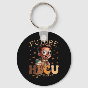 Future Hbcu Grad Kids Black Boys Afro Black Histor Keychain