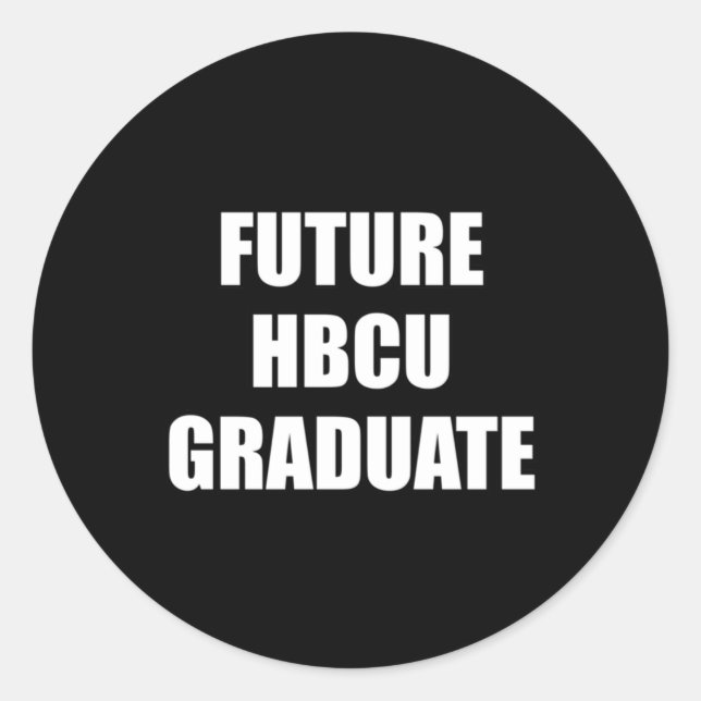 Future Hbcu Graduate Sticker  (Front)