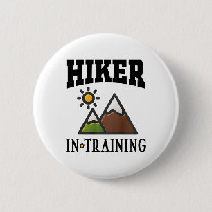 Future Hiker In Training Cute Hiking 2 Inch Round Button