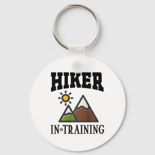 Future Hiker In Training Cute Hiking  Keychain