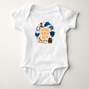 Future Horse Boy Western Cowboy Quote Baby Bodysuit