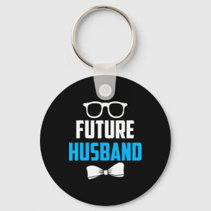 Future Husband Bachelor Party Wedding Groom Saying Keychain