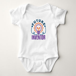 Future Inventor Engineer Scientist Science Can Coo Baby Bodysuit