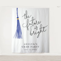 Future Is Bright Blue Tassel Modern