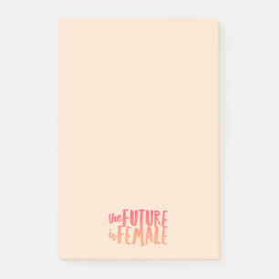 Future is Female Post-It Notes