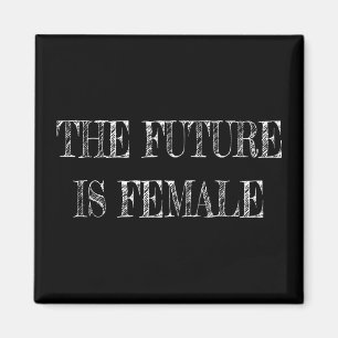 Future is Female Vintage Magnet