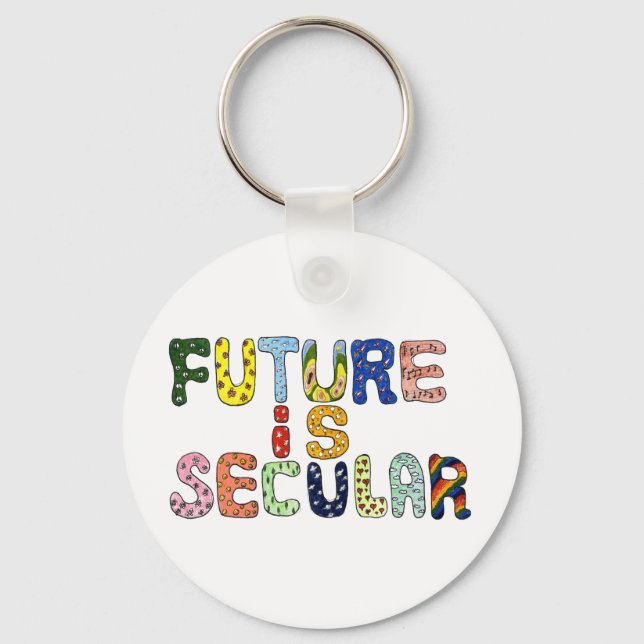 FUTURE IS SECULAR KEYCHAIN (Front)