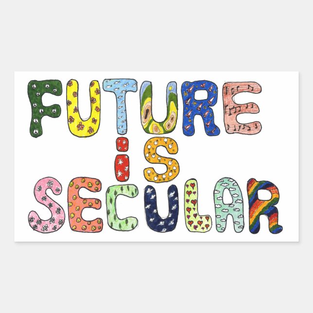 FUTURE IS SECULAR STICKER (Front)