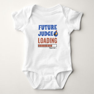 Future Judge Loading Funny Personalized Unisex Baby Bodysuit