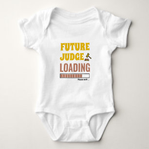 Future Judge Loading Trendy Personalized Unisex Baby Bodysuit