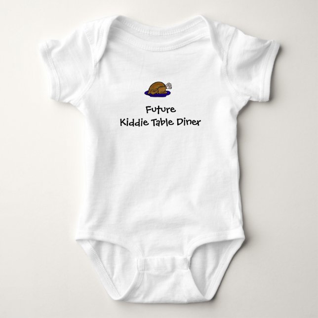 Future Kiddie Table Diner Baby Shirt (Front)