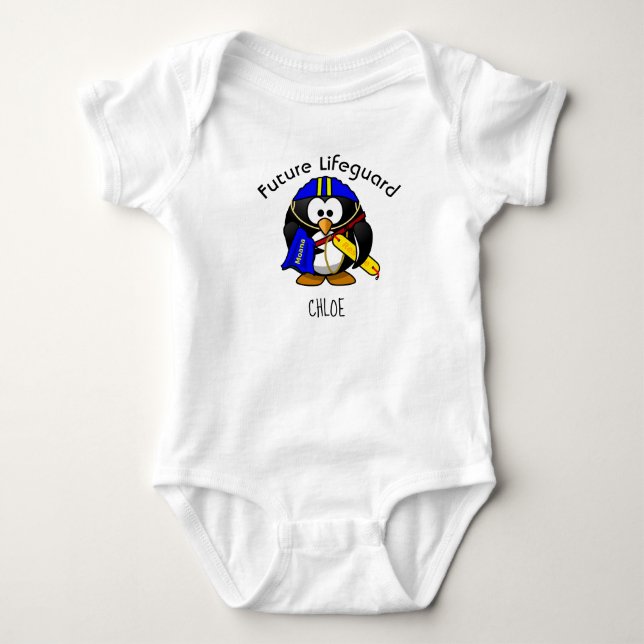Future Lifeguard Baby Bodysuit (Front)