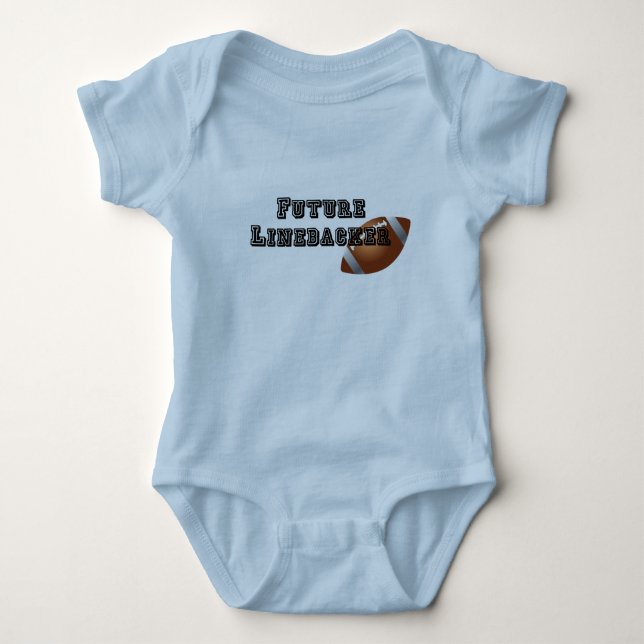 Future Linebacker Baby Bodysuit (Front)